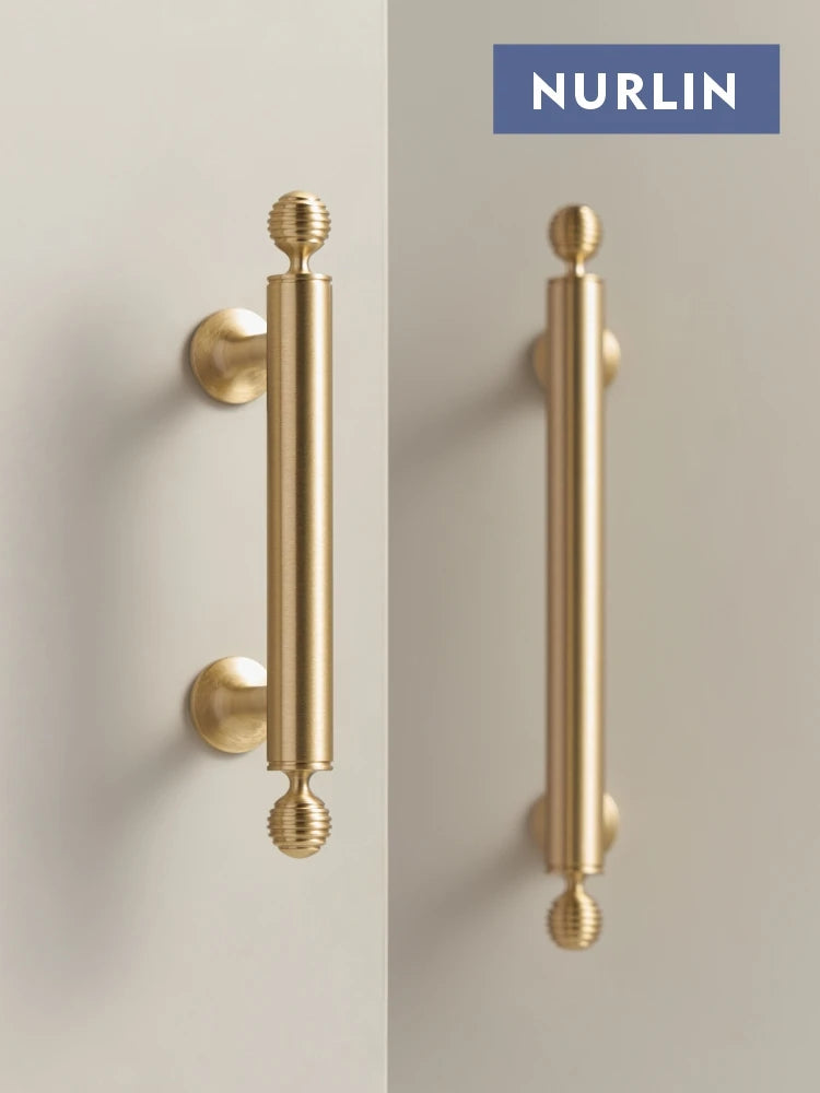French Brass Knob – T-Bar Wardrobe Handle