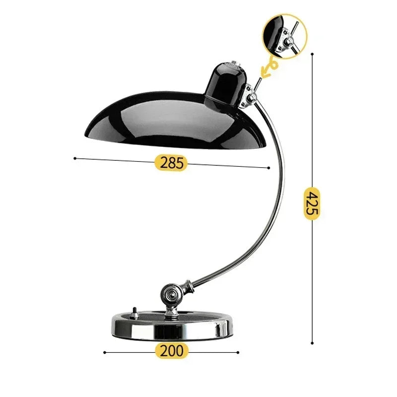 Lampe de Table Bauhaus Ajustable - Style Danois Vintage