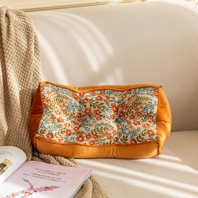 Coussin Lombaire Décoratif Jacquard - Motif Moderne