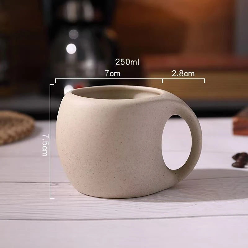Ensemble Tasse et Assiette Vintage Style Café Américain 220ml