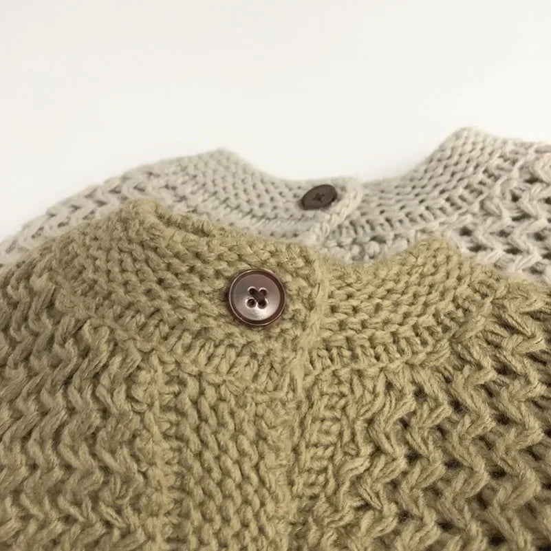 Cardigan Enfant Rayé Motif Ananas