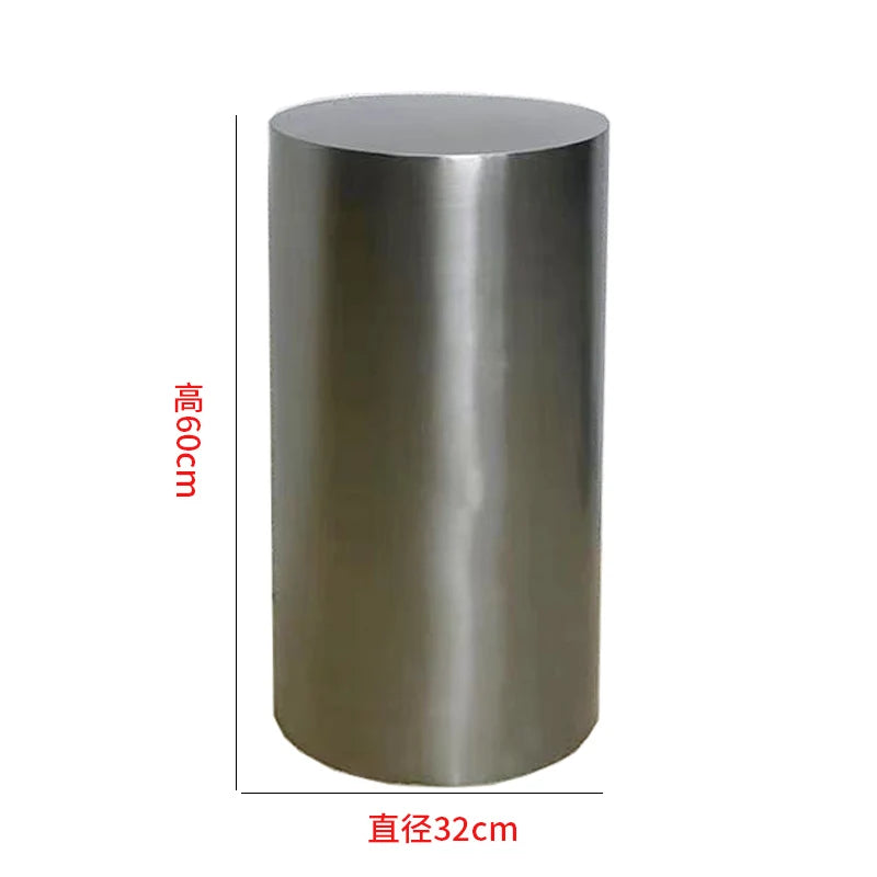 Stainless Steel Display Stand – Modern Entryway Accent Stand