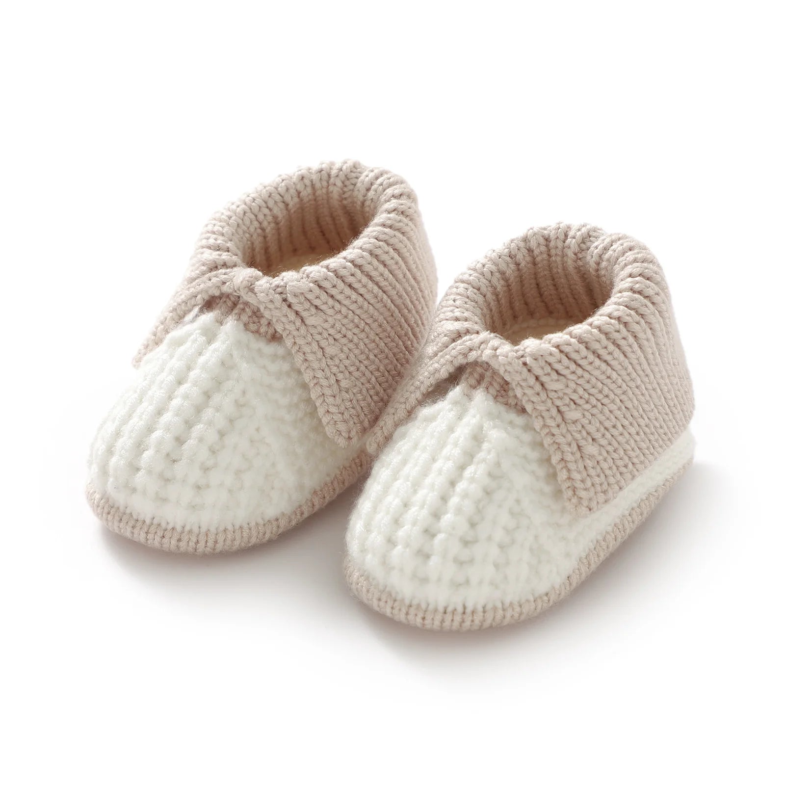 Bottines Bébé Tricotées Patchwork