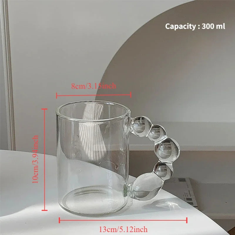 Tasse à Café Européenne Luxe Anse Style Bulle