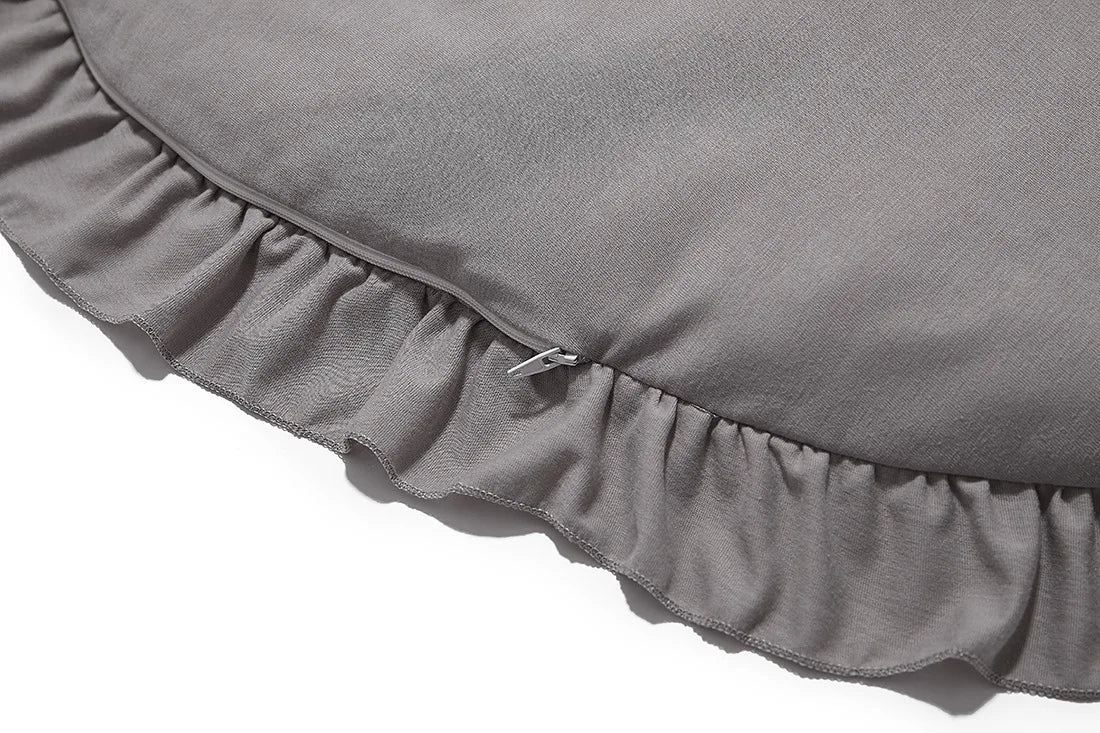 Tapis d'Éveil Rond en Coton 95cm