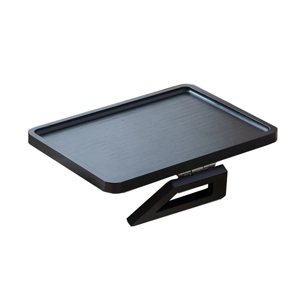 Tablette Pliante pour Accoudoir de Canapé - Bois Antidérapant