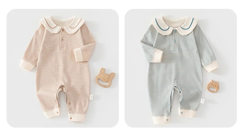 Body Bébé Col Marin en Coton