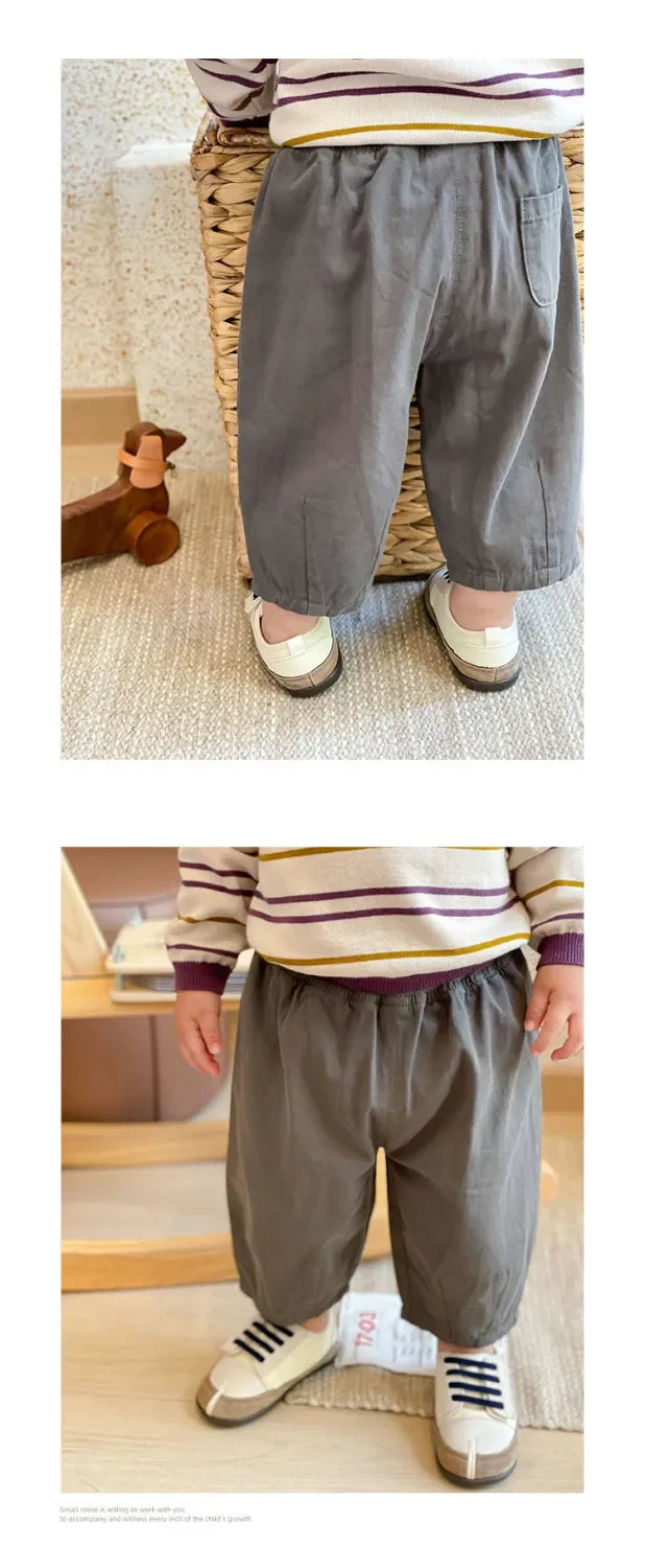 Pantalon Enfant Uni Décontracté Sport