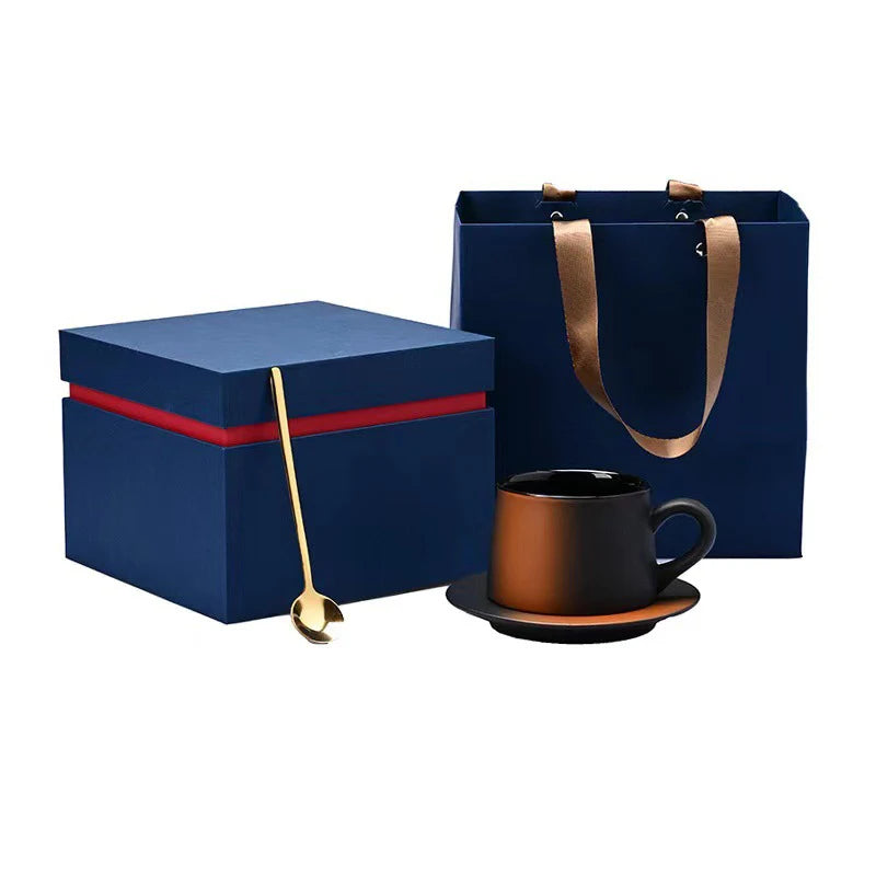 Ensemble Tasse et Assiette Céramique Style Japonais Dégradé 270ml