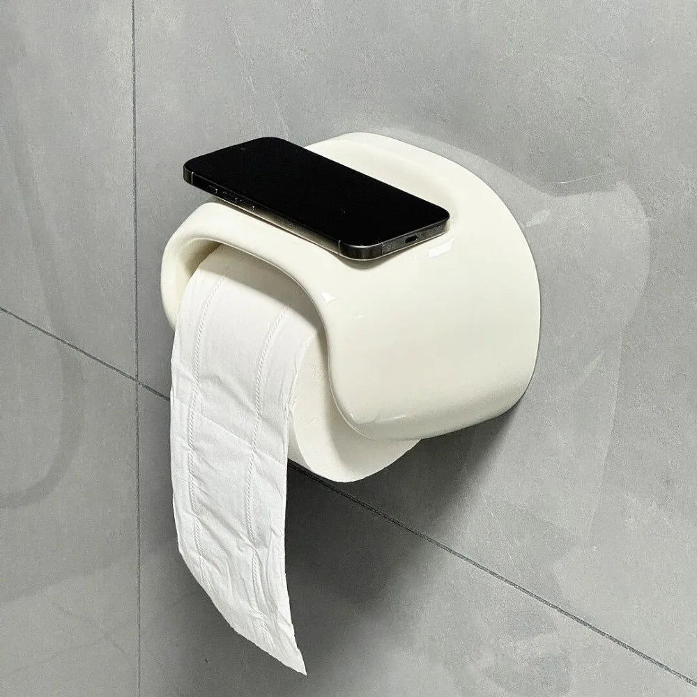 Distributeur de Papier Toilette Mural sans Perçage Étanche