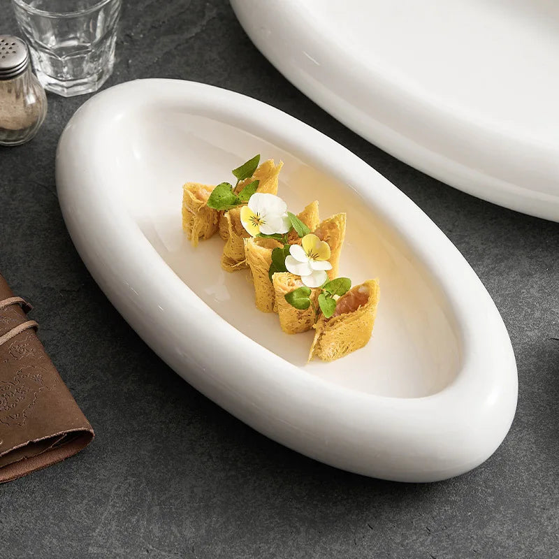 Insulated Ceramic Plate – Double-Layer Dinner Dish