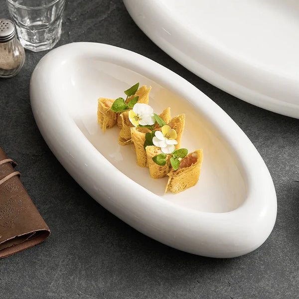 Insulated Ceramic Plate – Double-Layer Dinner Dish