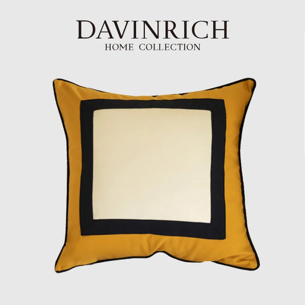 Housse de Coussin Vintage Médiévale Motif Géométrique