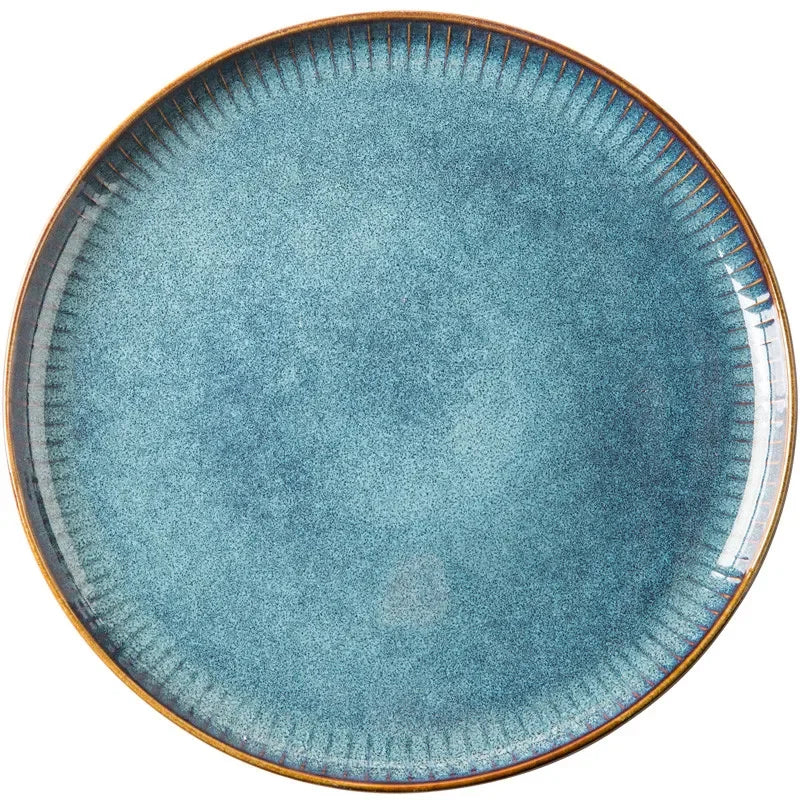 Bol en Céramique Émaillée Style Nordique pour Riz et Salade
