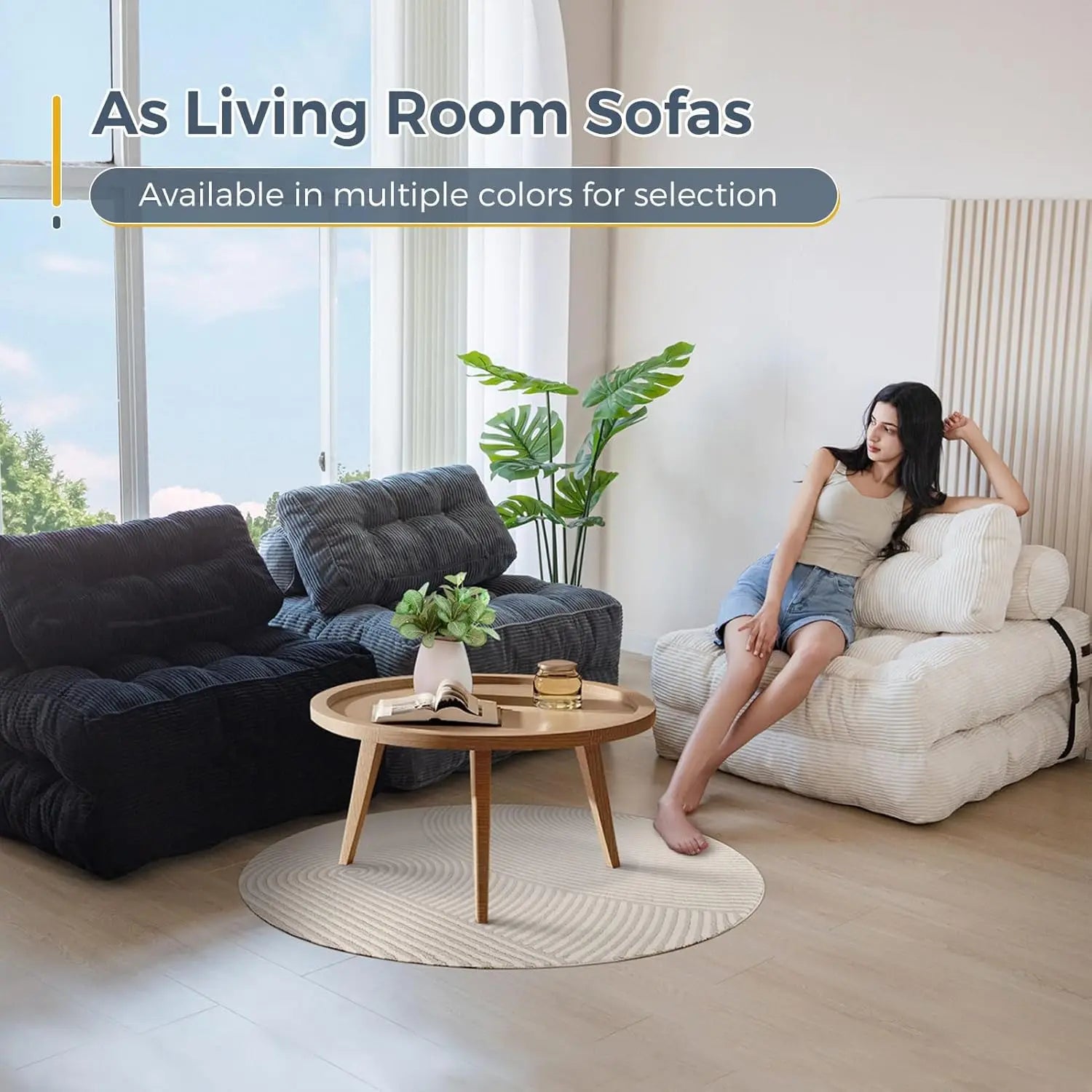 Chaise Pliante Convertible en Lit - Fauteuil Modulable