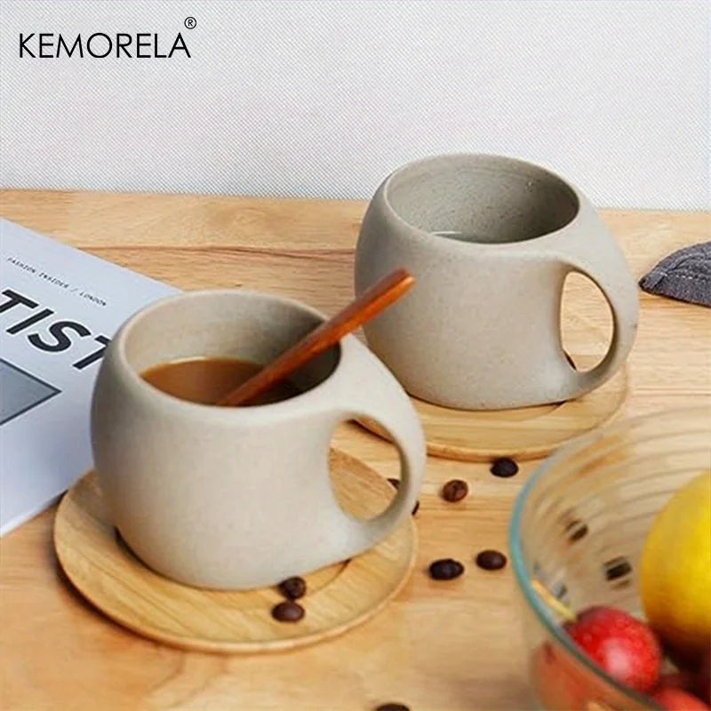 Tasse en Céramique Motif Moucheté Artistique Réutilisable