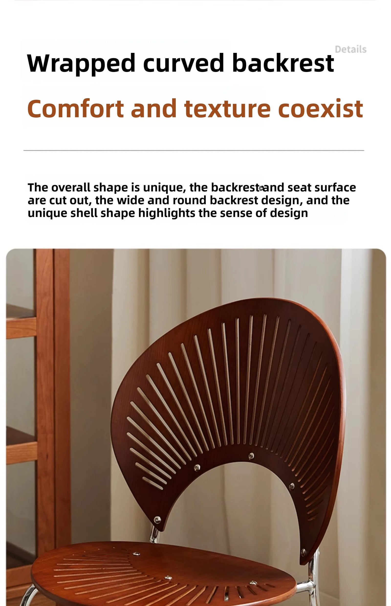 Chaise de Salle à Manger en Acier Inoxydable