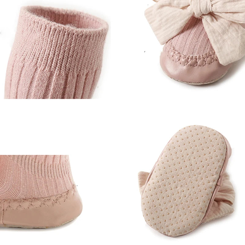 Chaussures Bébé Fille Style Princesse à Nœud