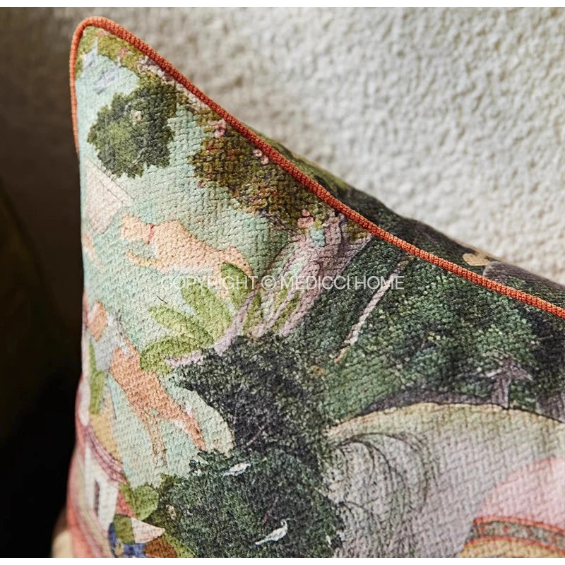 Housse de Coussin Lombaire Toscana - Charme Salon Italien