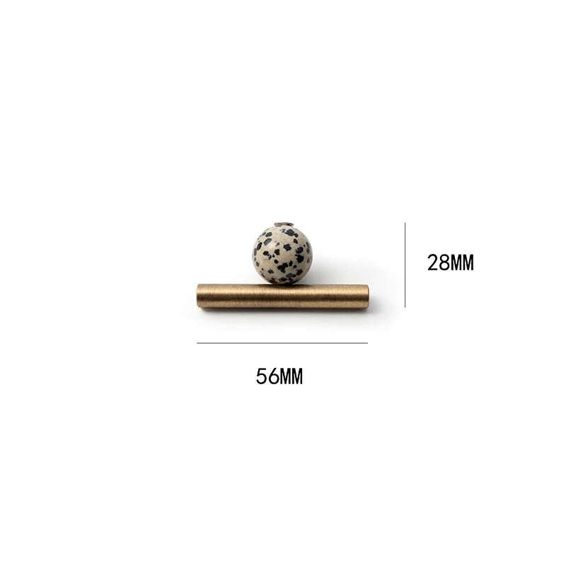 Stone & Bronze Handle – Nordic Art Knob