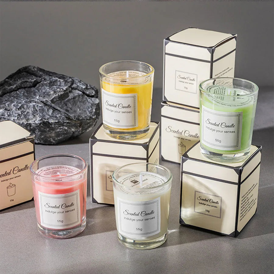 Bougie Parfumée Artisanale Coffret Premium