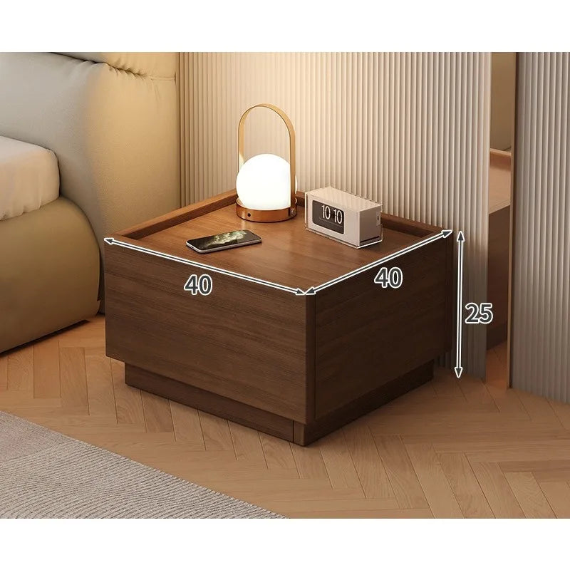 Table de Chevet Bois Minimaliste - Style Italien