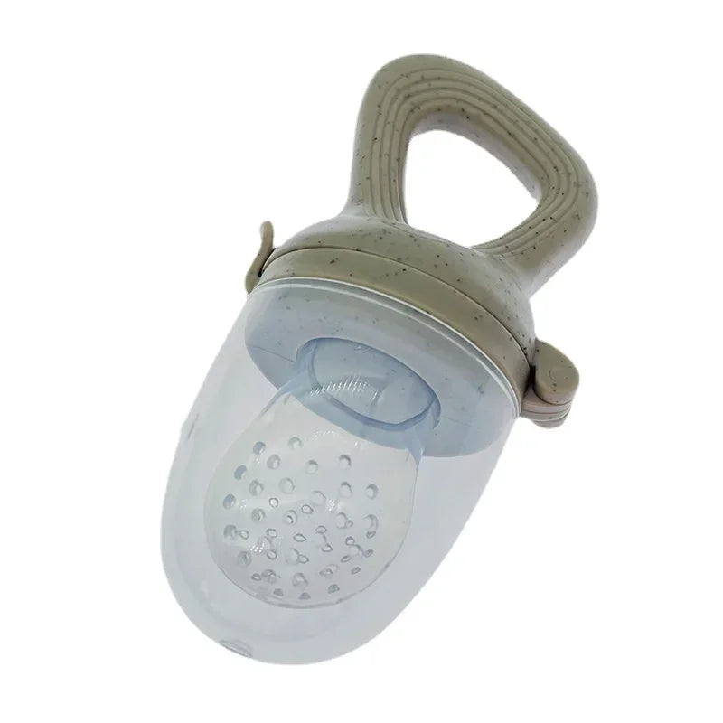 Grignoteuse en Silicone pour Bébé avec Couvercle