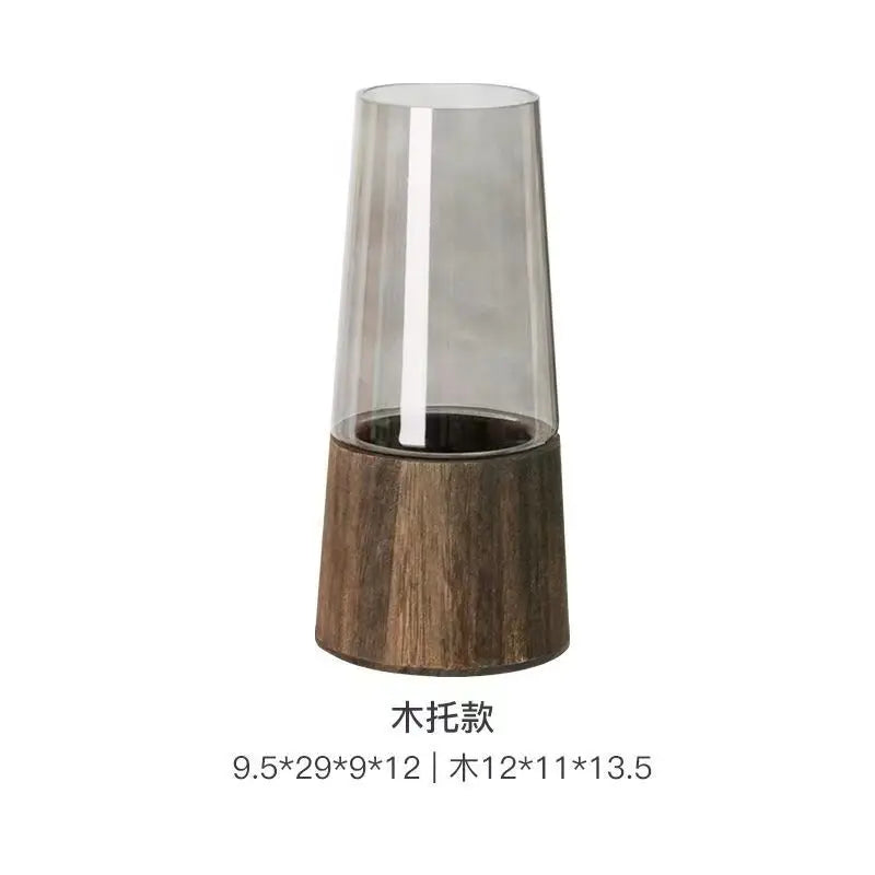 Vase de Table en Verre Style Nordique Luxe Léger