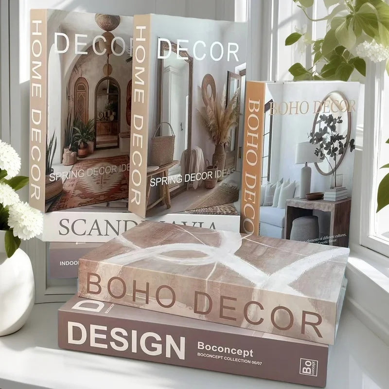 Boîte de Rangement Livre Factice Design Fashion Nordique