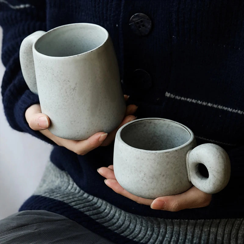 Tasse en Grès Japonais Rétro 300ml et 600ml
