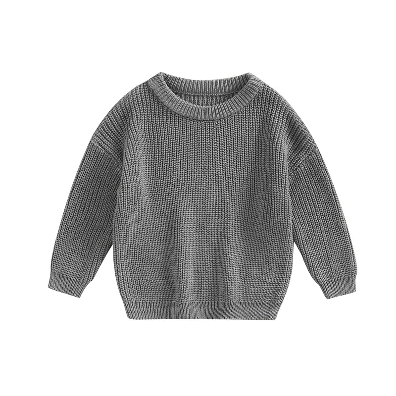Pull Bébé Tricoté Manches Longues Automne