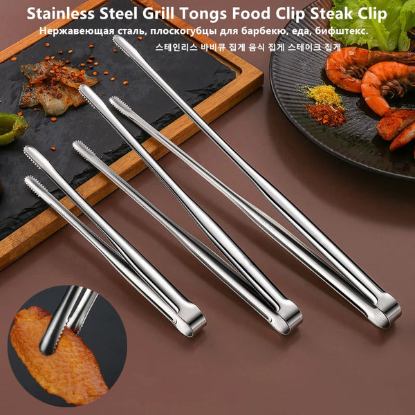 Pince de Cuisine Inox Antidérapante pour Barbecue