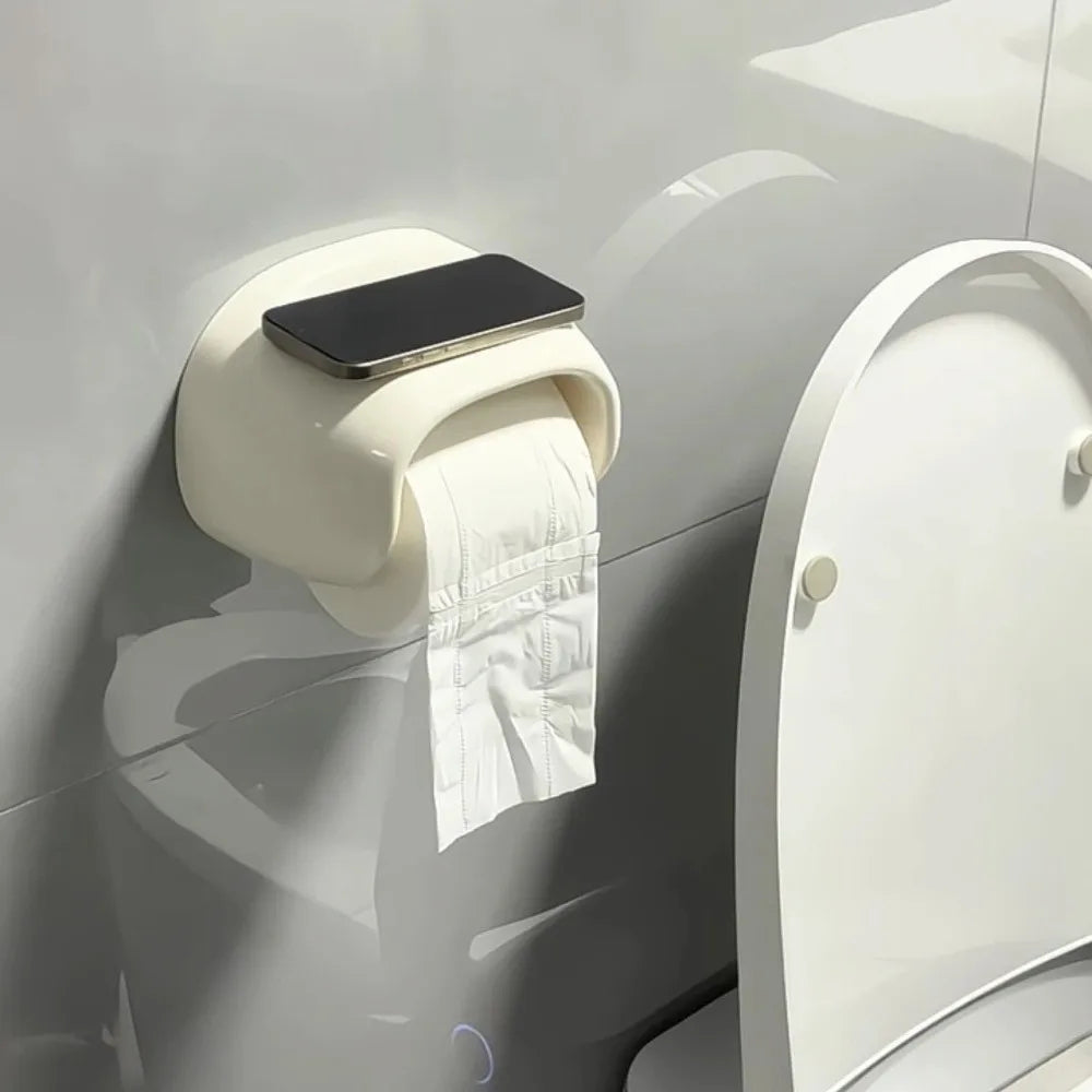 Distributeur de Papier Toilette Mural sans Perçage Étanche