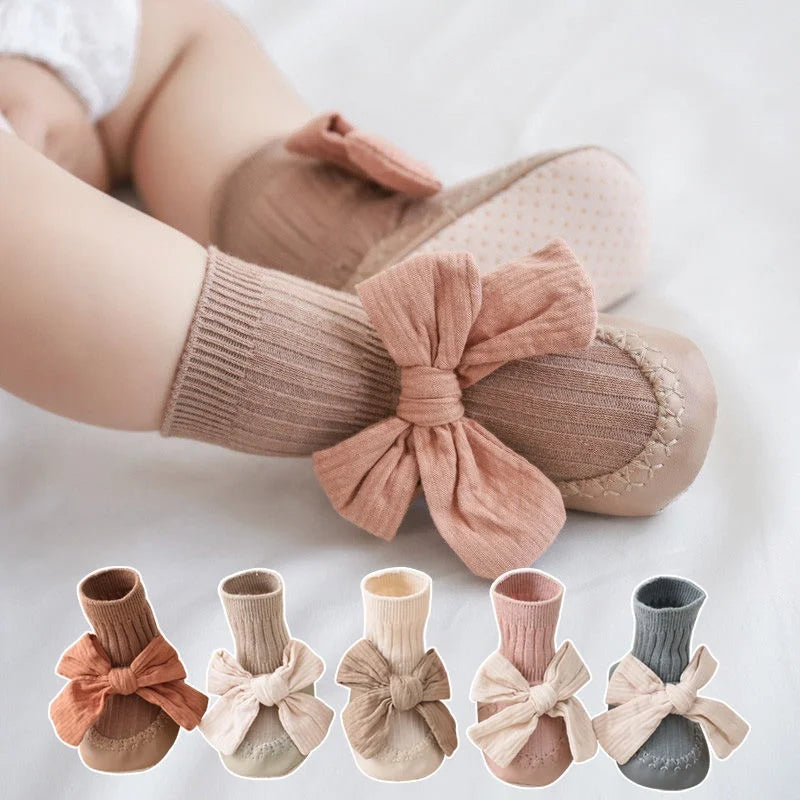 Chaussures Bébé Fille Style Princesse à Nœud