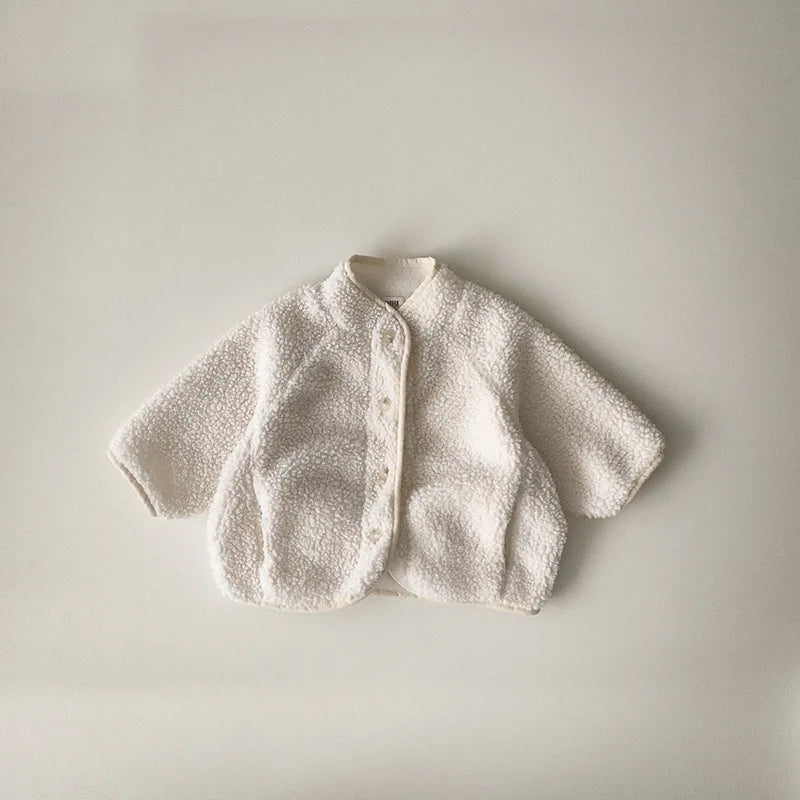 Manteau Enfant Matelassé Uni Style Coréen