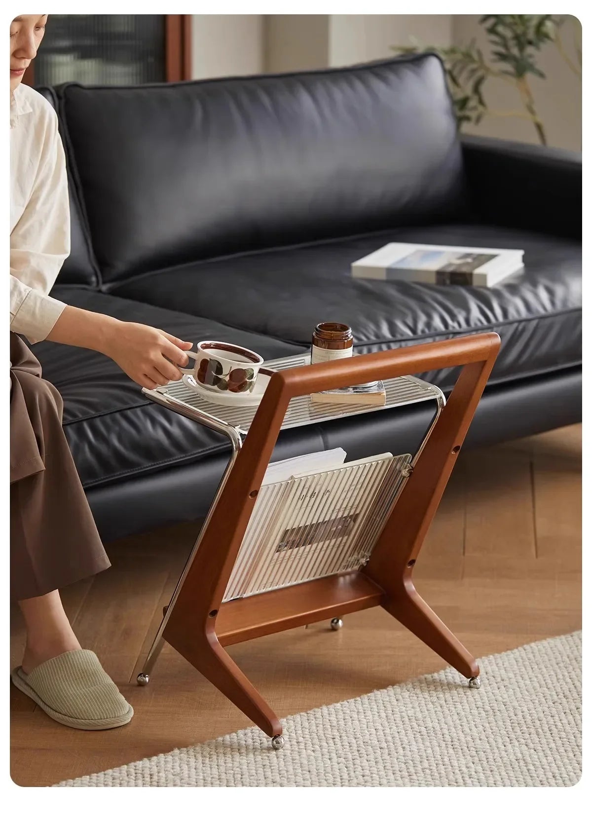 Table d'Appoint en Bois Massif Mini Créative