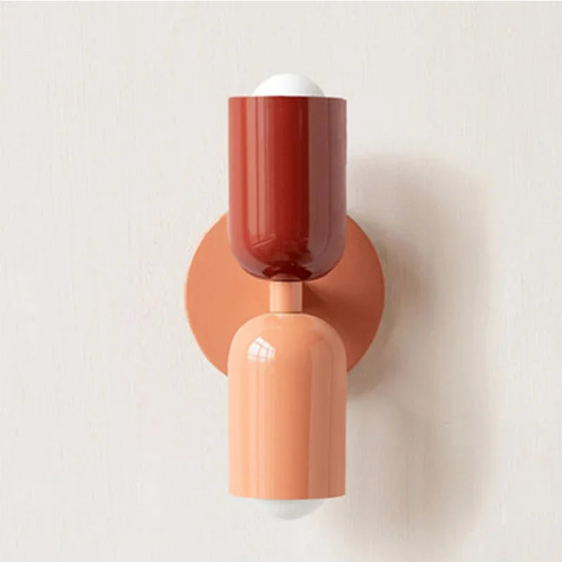 Applique Murale LED - Style Macaron Moderne