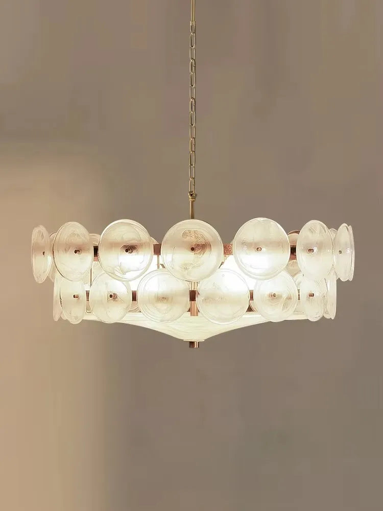 Suspension en Verre Design Français - Style Rétro Nordique