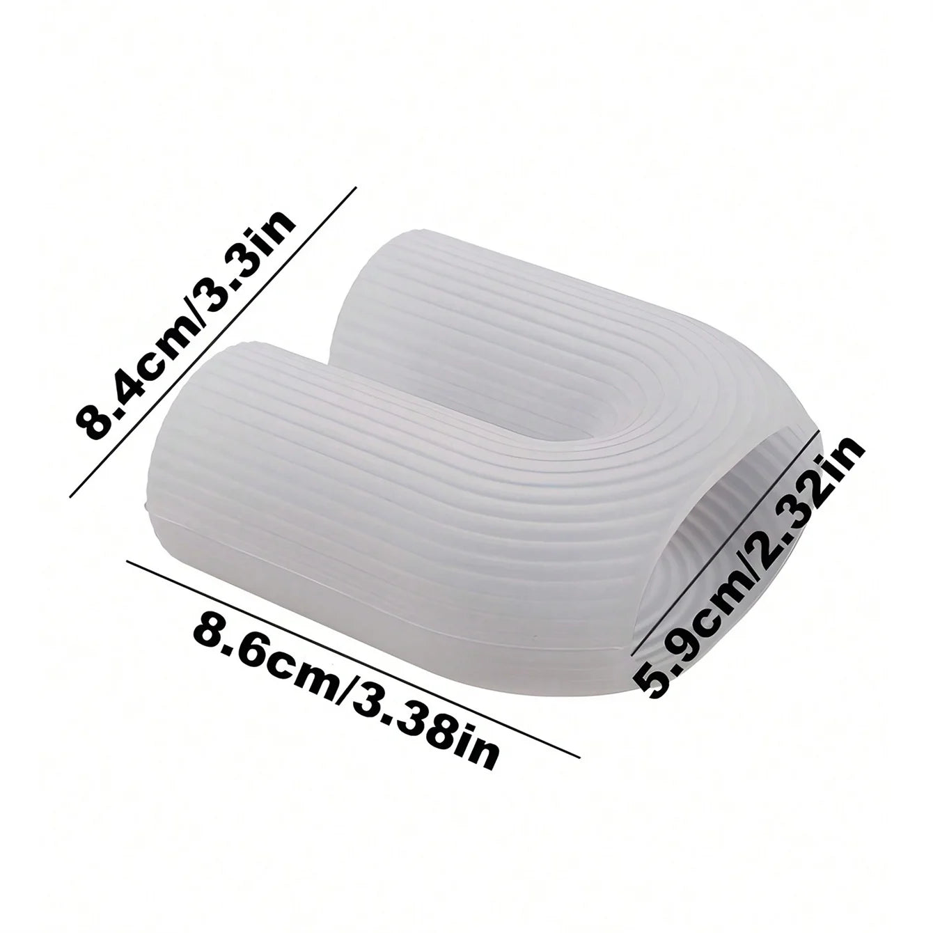 Silicone Craft Mold – 3D Striped Candle & Soap Mold