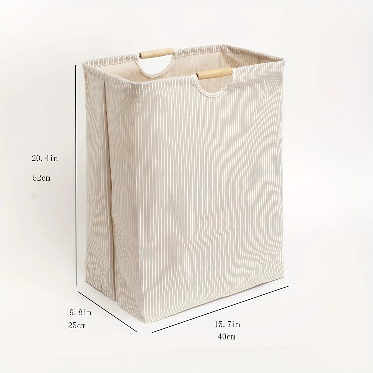 Panier à Linge Bohème Tissu Grande Taille avec Poignées