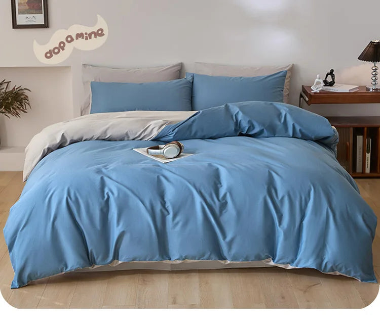 Parure de Lit en Coton Égyptien 3 Pièces