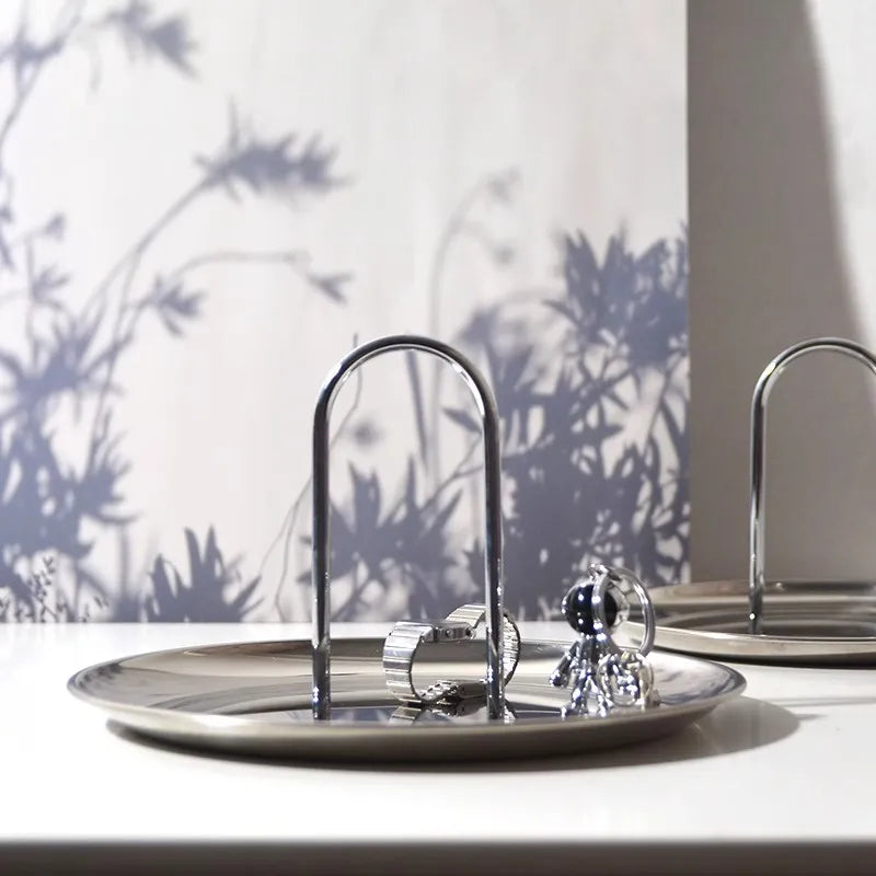 Stainless Steel Carry Tray – Decorative Storage Tray