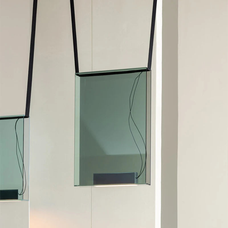 Suspension Bloc Acrylique Design Danois Minimaliste