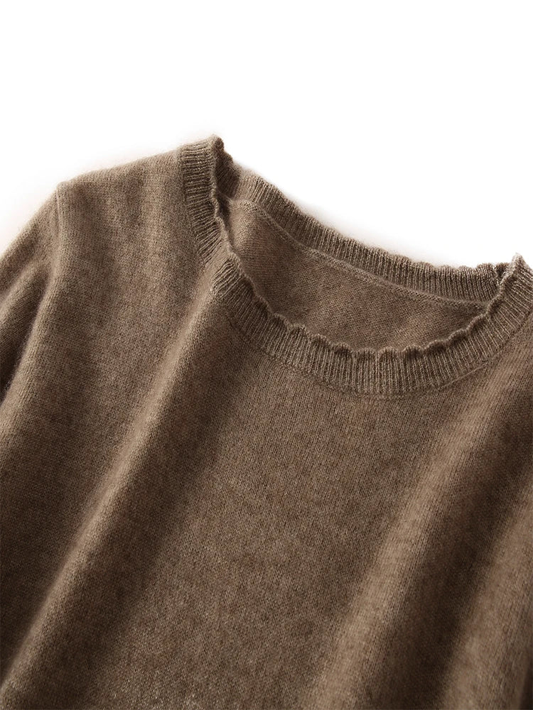 Pull Femme 100% Cachemire Basique