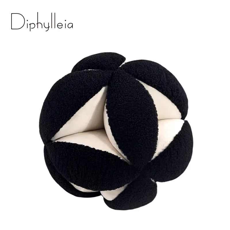 Coussin Rond Monogramme - Style Rétro Français Chic