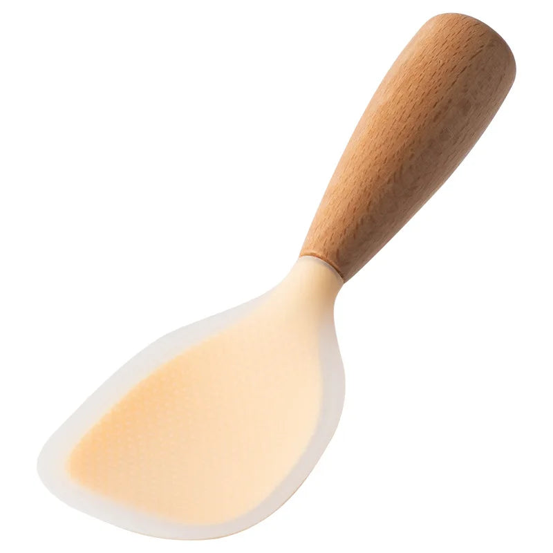 Cuillère de Cuisine en Silicone Antiadhésive Résistante à la Chaleur