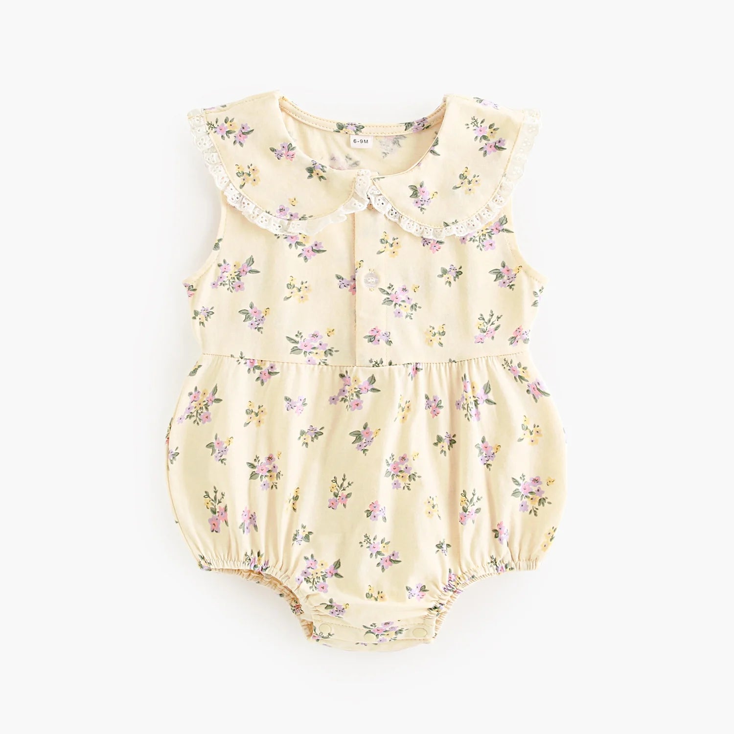 Body Bébé Fille Motif Fleurs Été