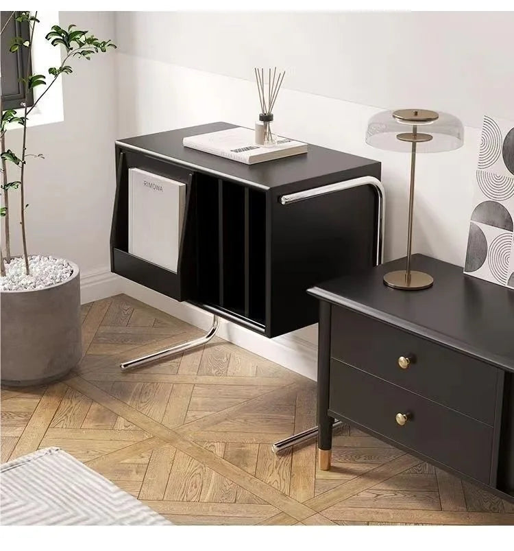 Étagère Scandinave en Bois Massif Multi-Fonction