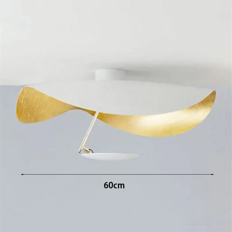 Plafonnier Doré Design Créatif - Style Nordique LED