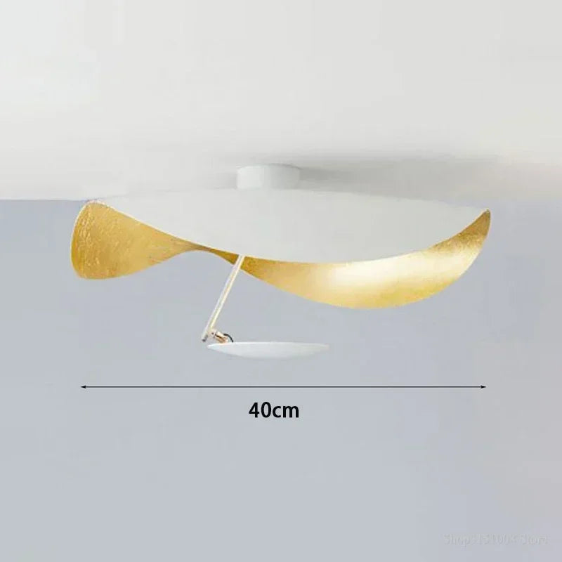 Plafonnier Doré Design Créatif - Style Nordique LED